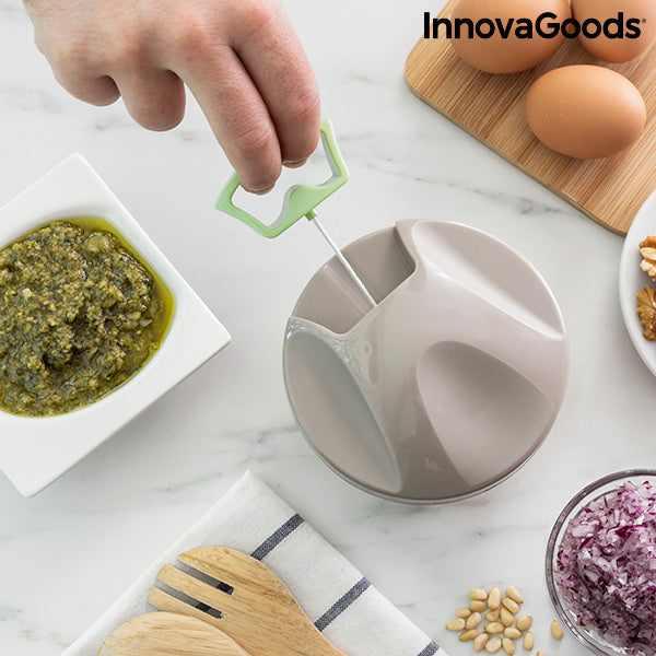 InnovaGoods Manueller Mini-Zerkleinerer Spinop
