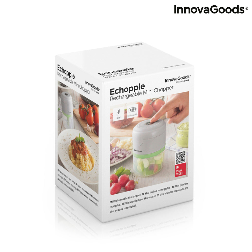 InnovaGoods Tragbarer Akku-Mini-Zerkleinerer Echoppie