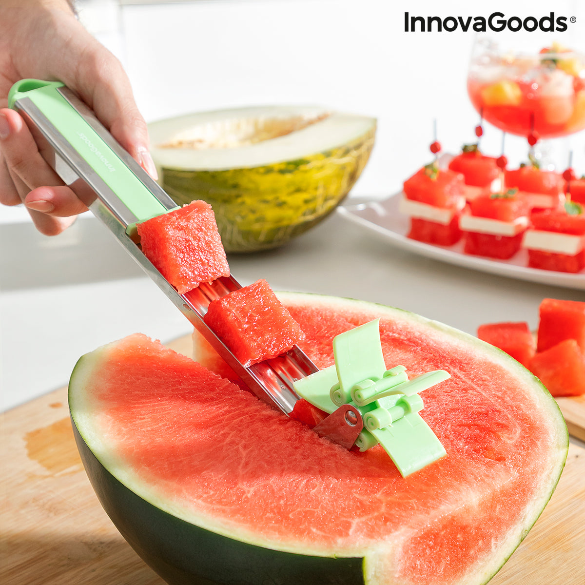 InnovaGoods Wassermelonen-Würfelschneider Cutmil