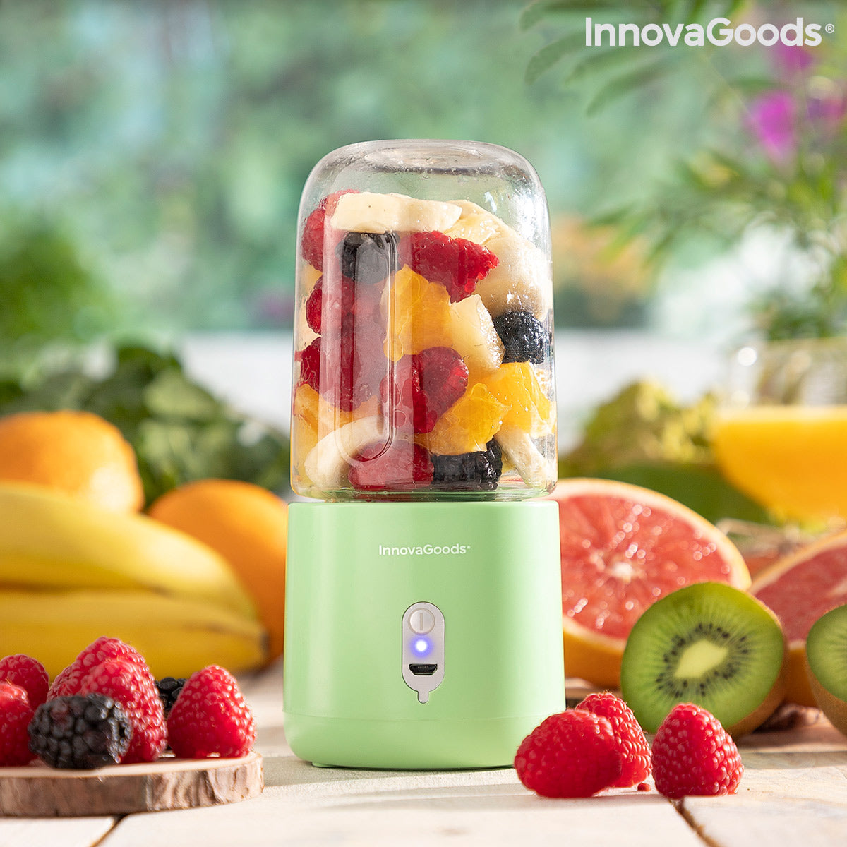 InnovaGoods Tragbarer Akku-Mixer Blendyr