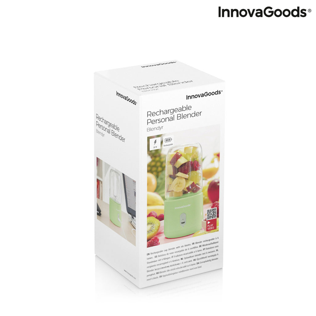 InnovaGoods Tragbarer Akku-Mixer Blendyr