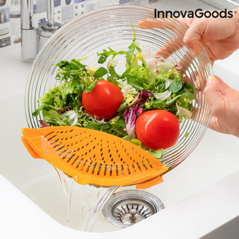 InnovaGoods Silikon-Nudelsieb Pastrainer