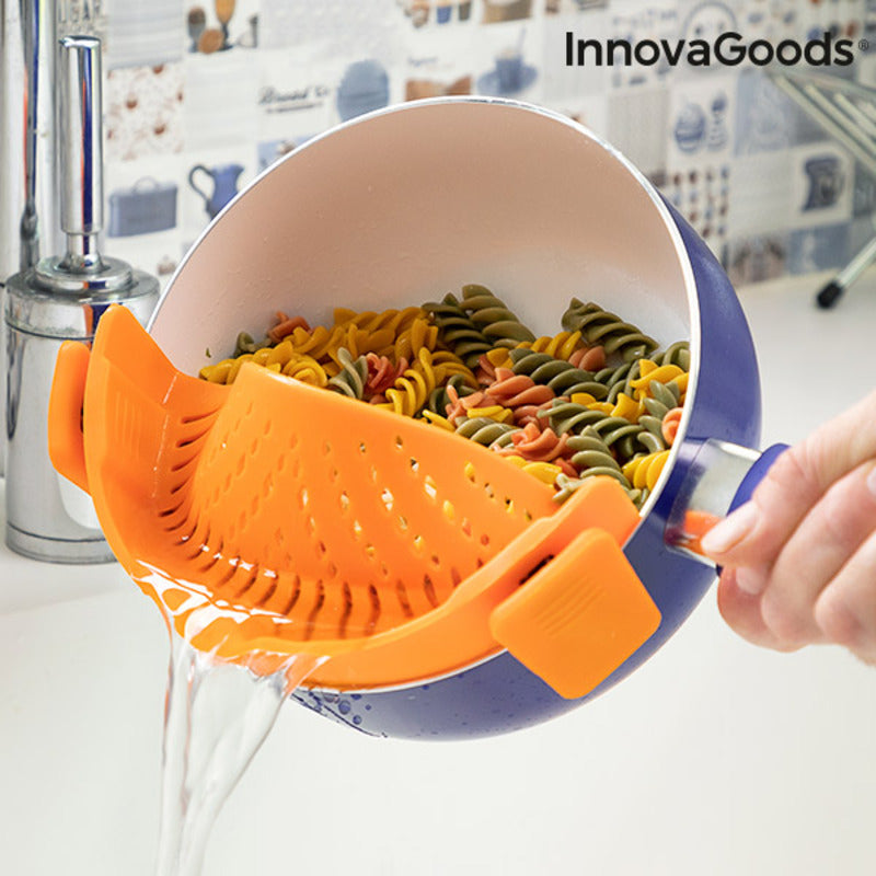 InnovaGoods Silikon-Nudelsieb Pastrainer