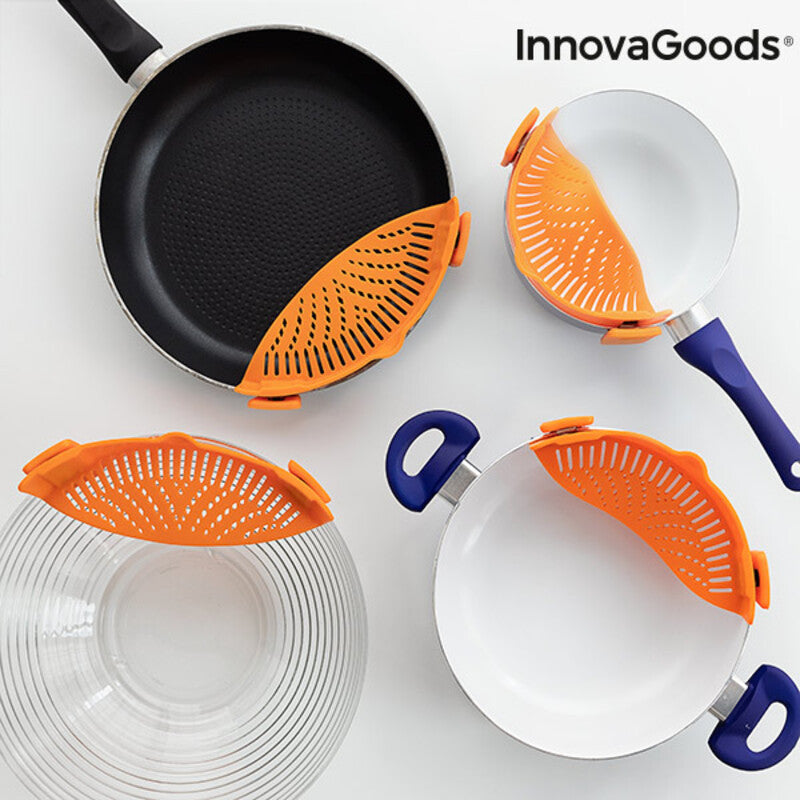 InnovaGoods Silikon-Nudelsieb Pastrainer